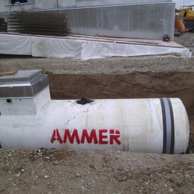 Unterirdischer Heizöllagertank